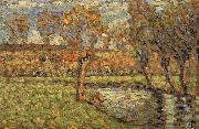 Camille Pissarro Riparian oil painting on canvas